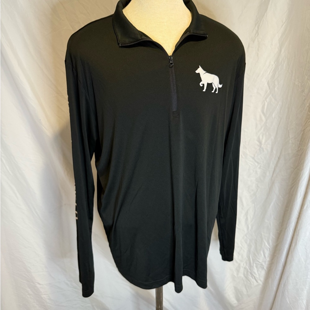 Sport-Tek Black Long Sleeve Men's Shirt with Logo